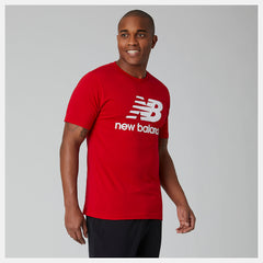 Essentials Stacked Logo Tee-Men | New Balance