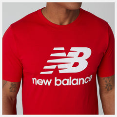 Essentials Stacked Logo Tee-Men | New Balance