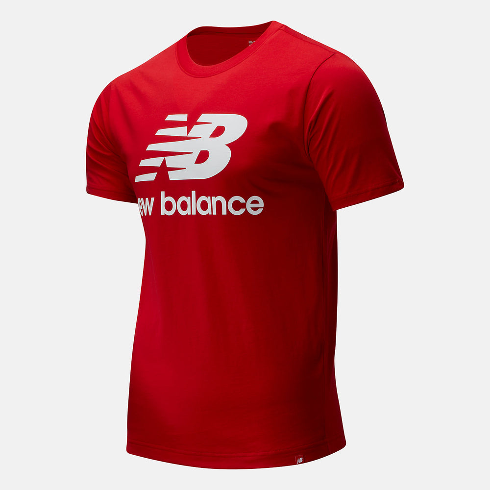Essentials Stacked Logo Tee-Men | New Balance