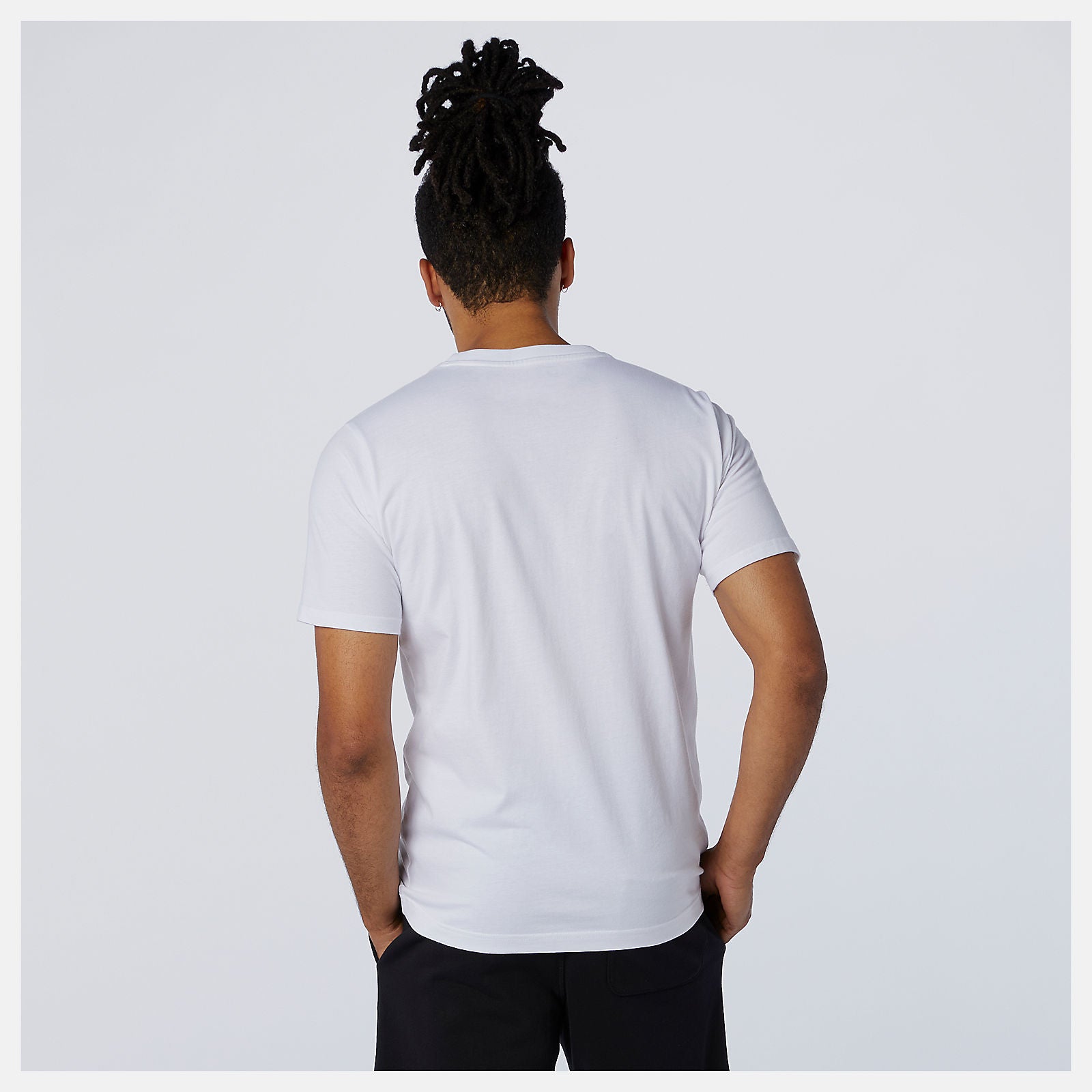 Essentials Stacked Logo Tee-Men | New Balance
