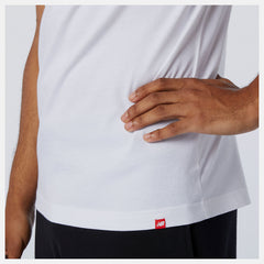 Essentials Stacked Logo Tee-Men | New Balance
