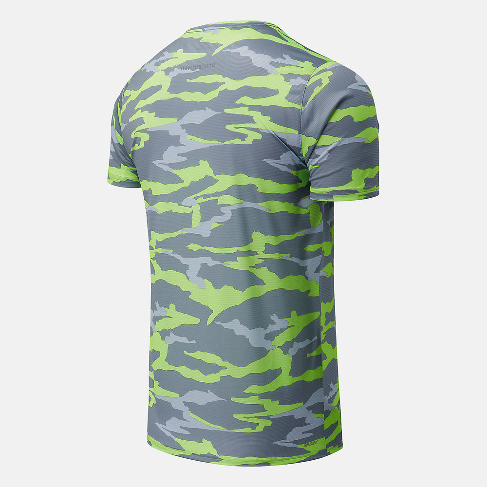 Printed Accelerate Short Sleeve-Men | New Balance