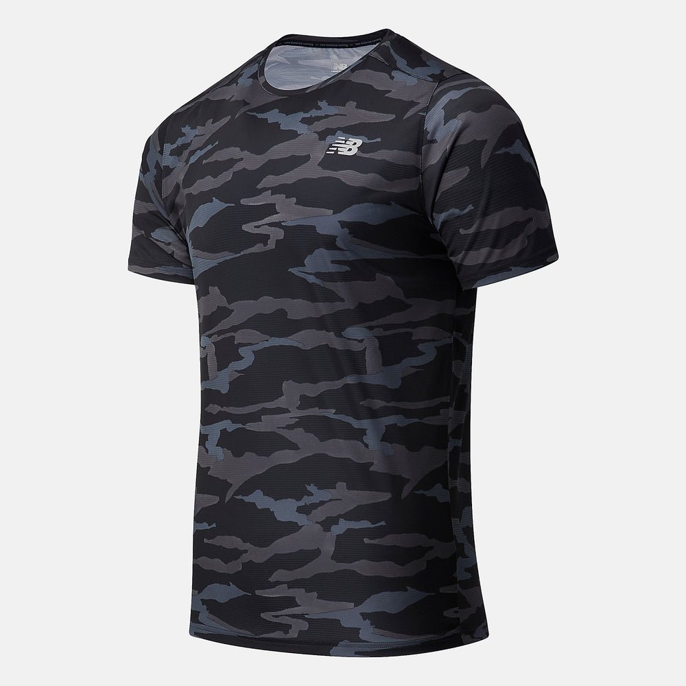 Printed Accelerate Short Sleeve-Men | New Balance