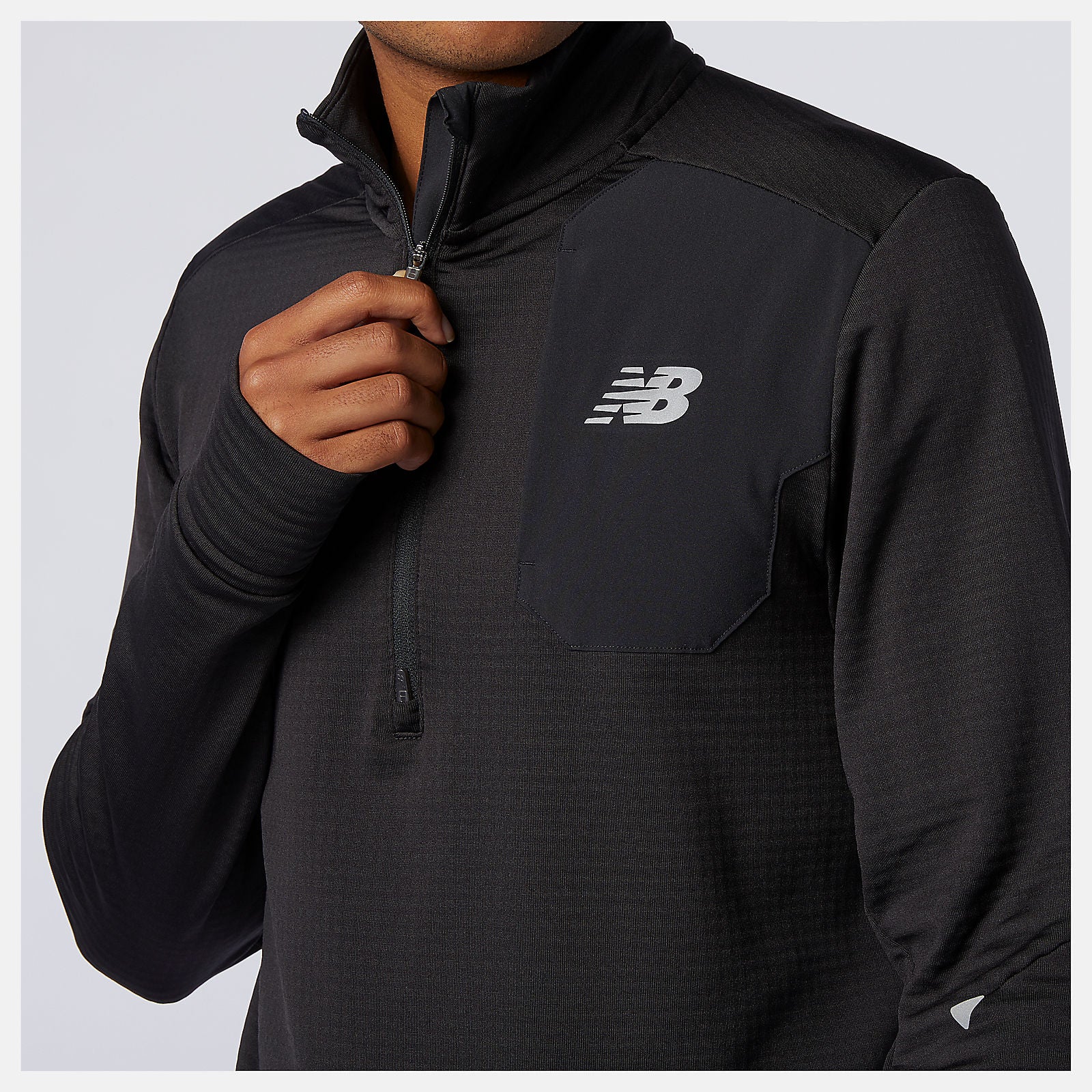 NB Heat Grid Half Zip-Men | New Balance