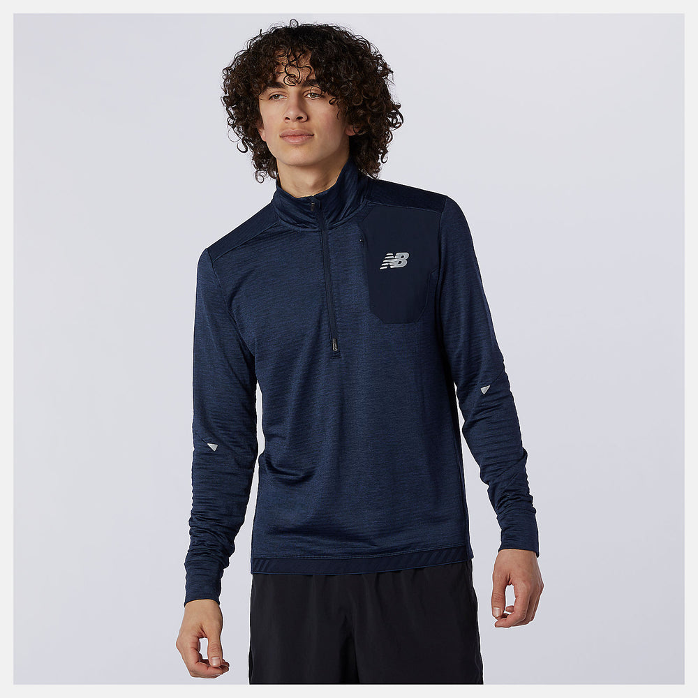 NB Heat Grid Half Zip-Men | New Balance