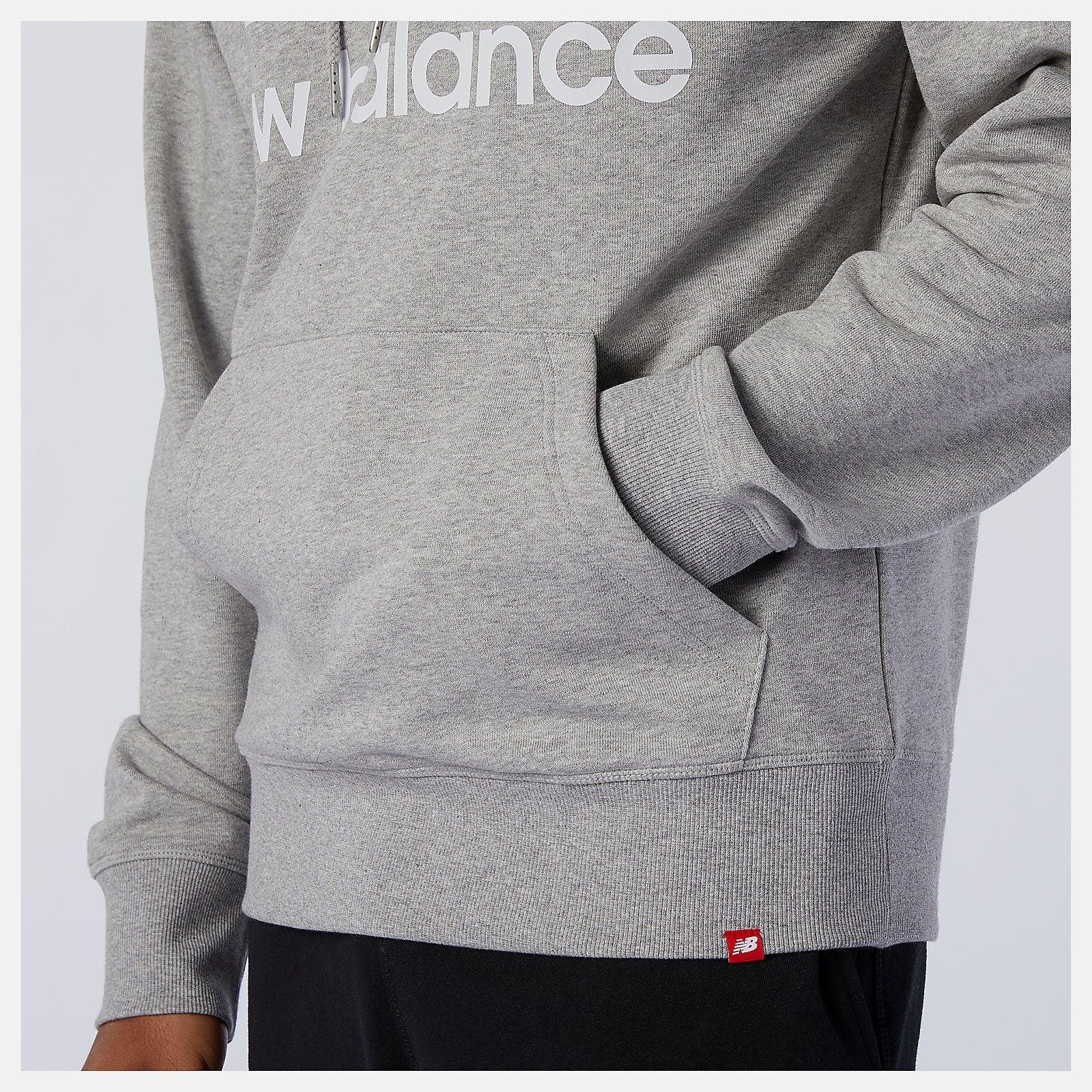 NB Essentials Stacked Logo Po Hoodie-Men | New Balance