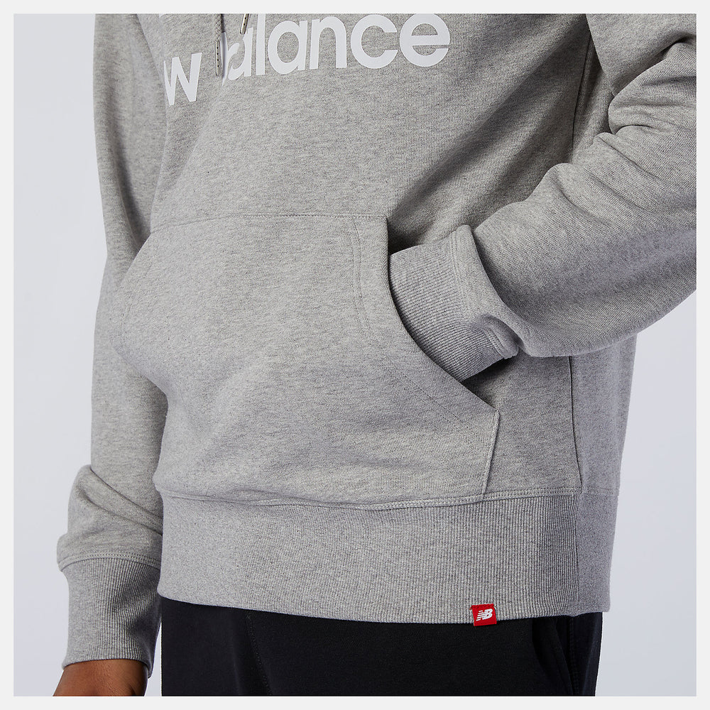 NB Essentials Stacked Logo Po Hoodie-Men | New Balance