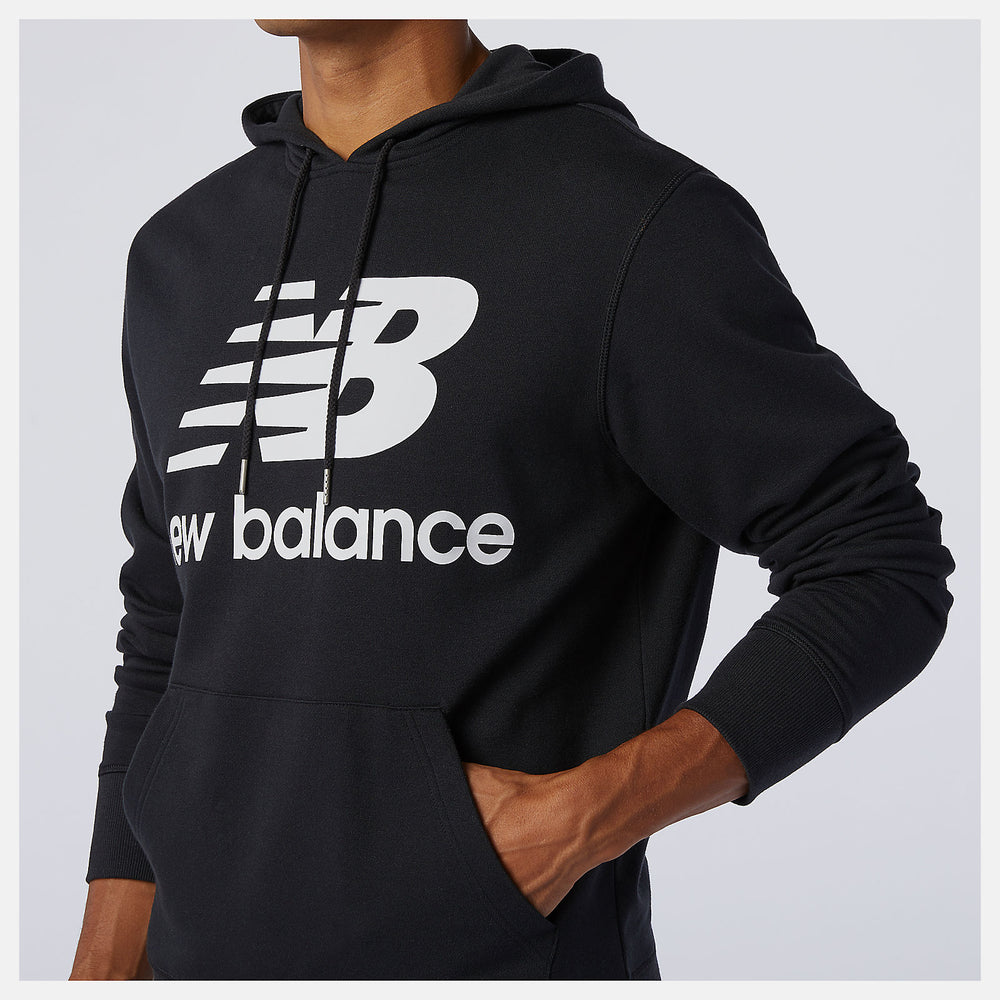 NB Essentials Stacked Logo Po Hoodie-Men | New Balance
