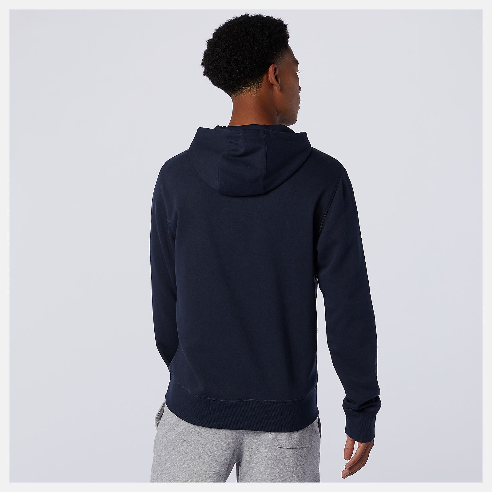 NB Essentials Stacked Logo Po Hoodie-Men | New Balance