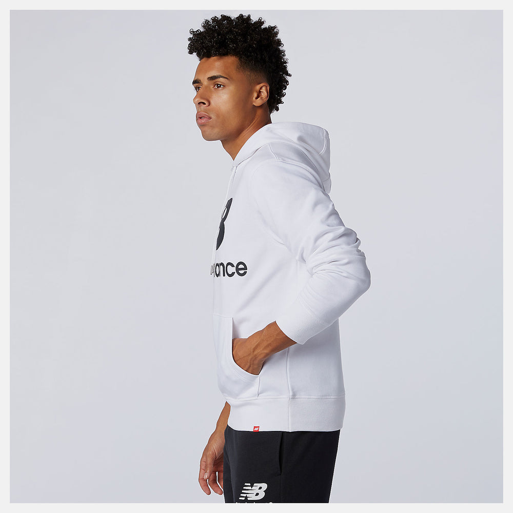 NB Essentials Stacked Logo Po Hoodie-Men | New Balance