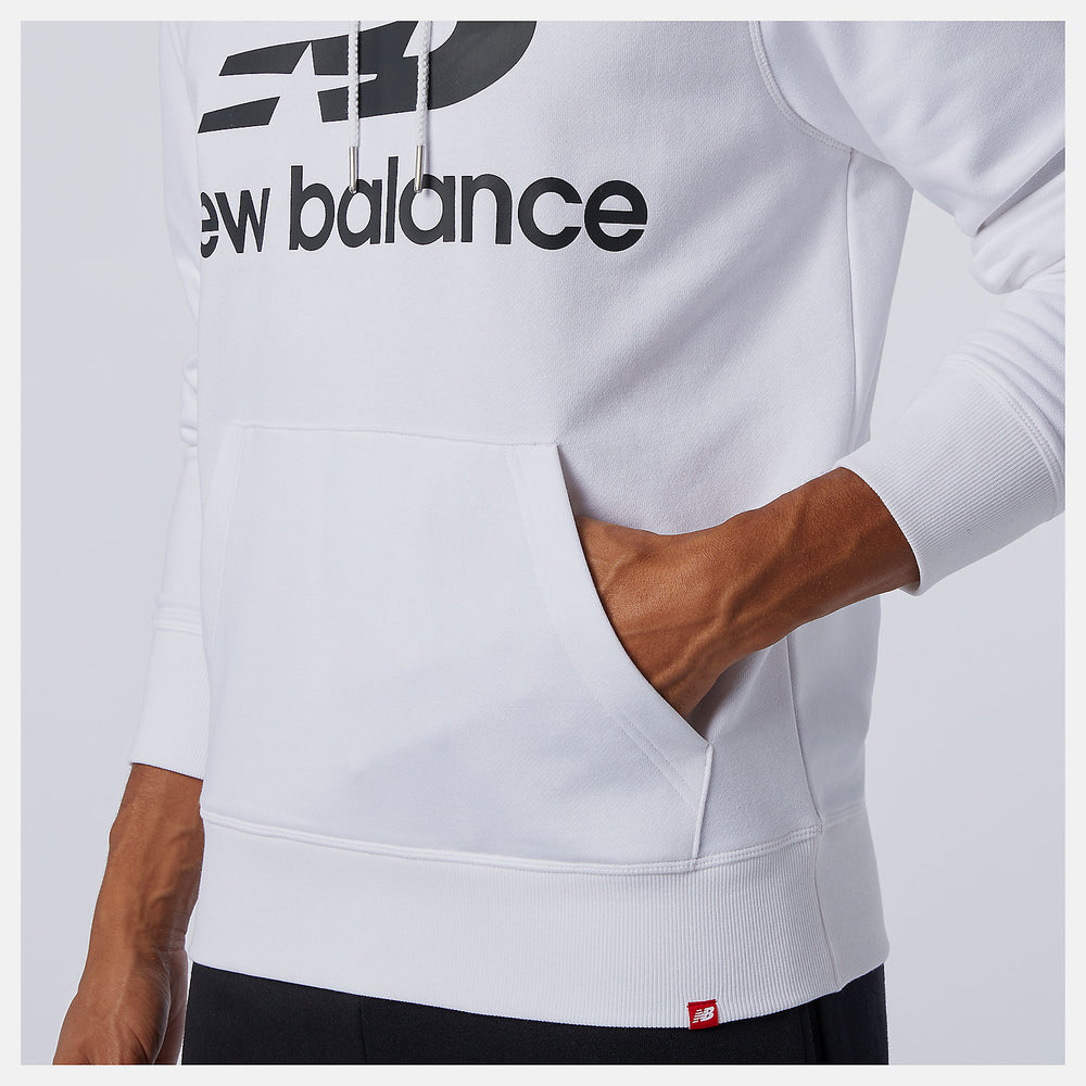 NB Essentials Stacked Logo Po Hoodie-Men | New Balance