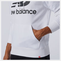 NB Essentials Stacked Logo Po Hoodie-Men | New Balance