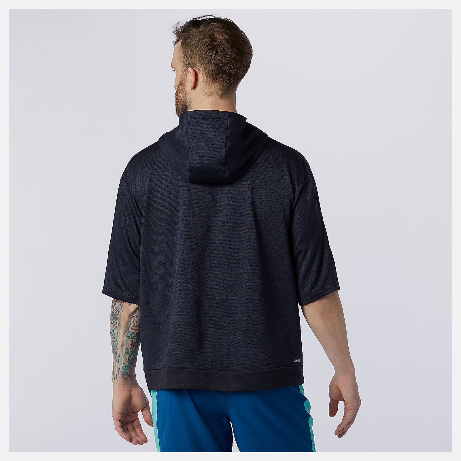 Tenacity Lightweight Knit Short Sleeve Hoodie-Men | New Balance