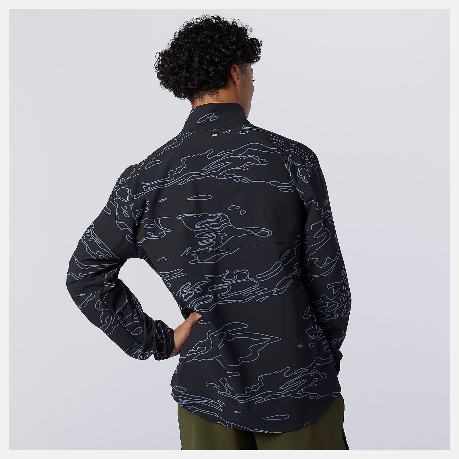 Fortitech Printed Woven Pullover-Men | New Balance