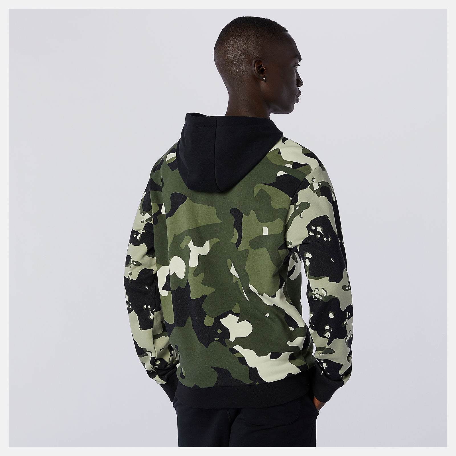 NB Essentials Fleece Camo Hoodie-Men | New Balance