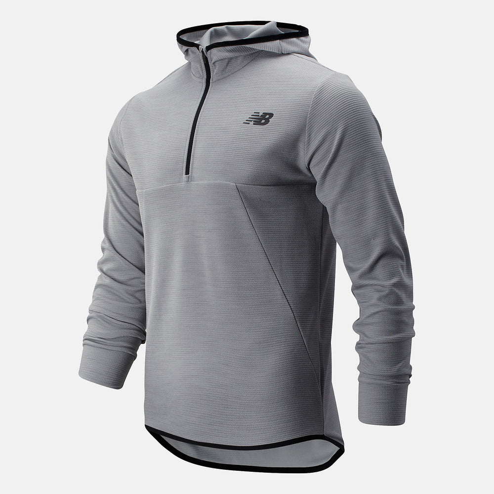 Tenacity Hooded QTR Zip-Men | New Balance