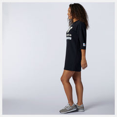 NB Essentials Field Day Crew Fleece Dress-Women | New Balance