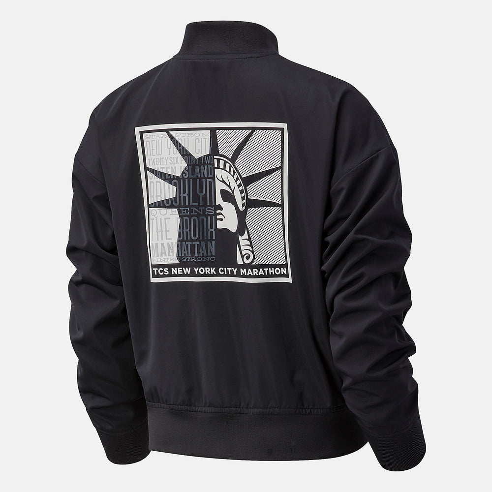 NYC Marathon Essentials Core Bomber Jacket-Women | New Balance