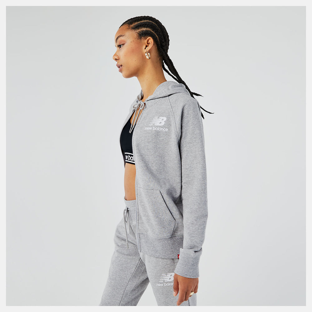 Essentials FZ Hoodie-Women | New Balance