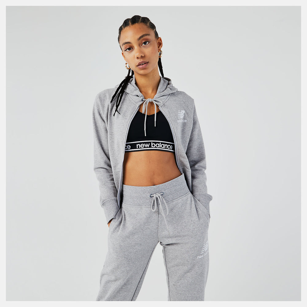 Essentials FZ Hoodie-Women | New Balance