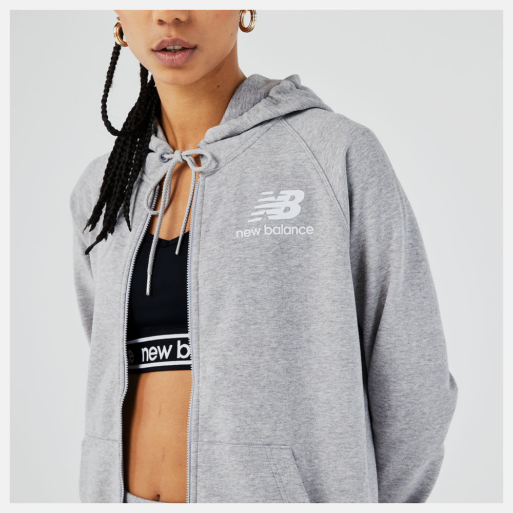 Essentials FZ Hoodie-Women | New Balance