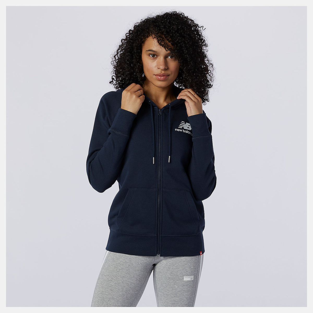 Essentials FZ Hoodie-Women | New Balance