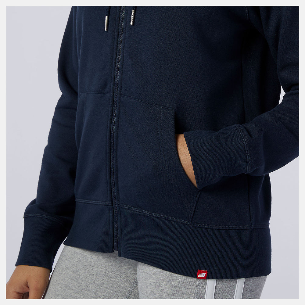 Essentials FZ Hoodie-Women | New Balance