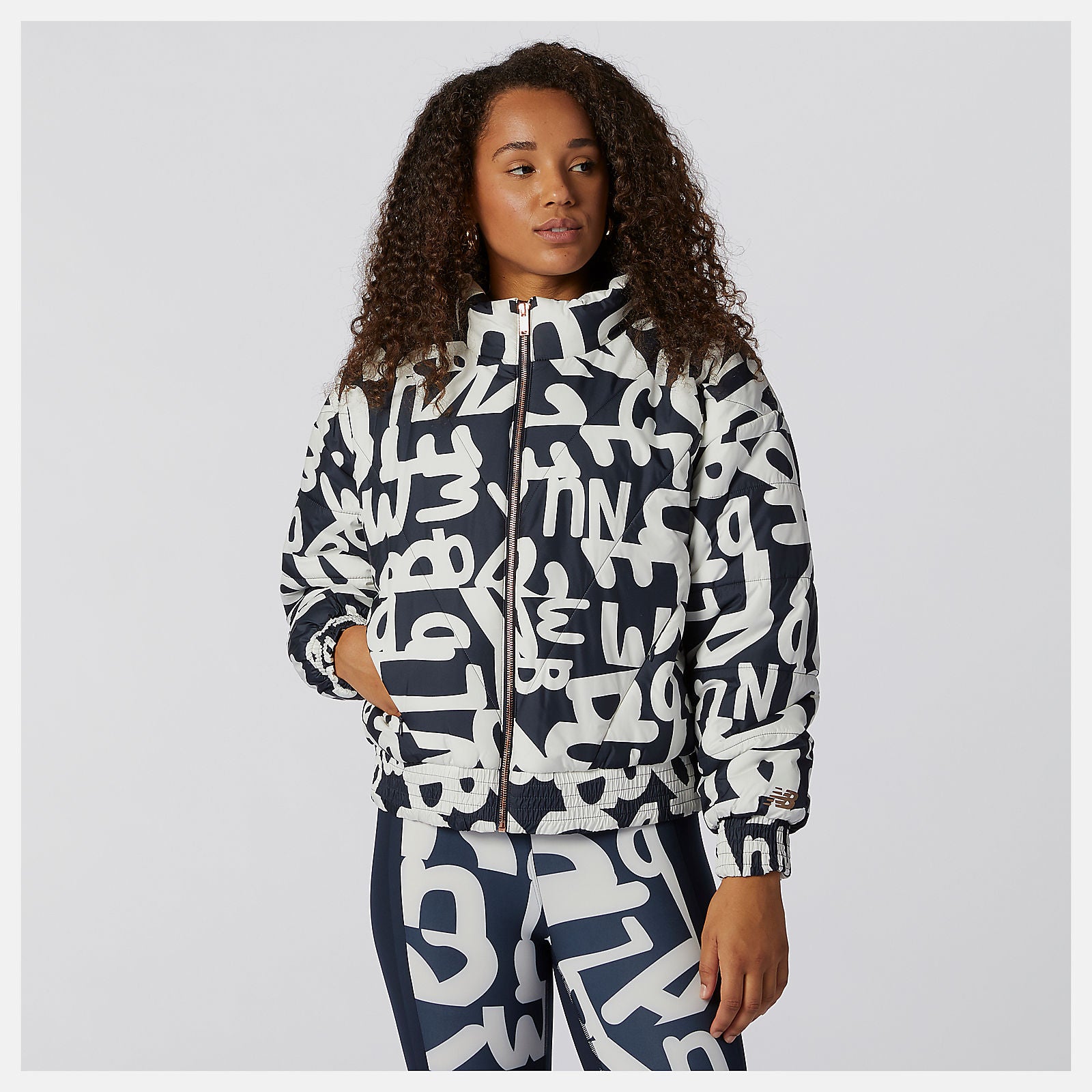 Determination Packable Printed Quilted Jacket-Women | New Balance