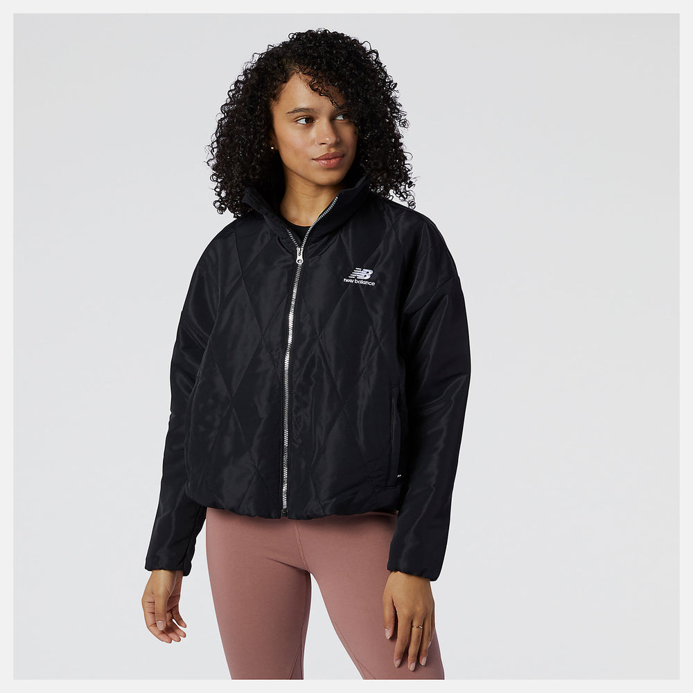NB Athletics Argyle Quilted Jacket-Women | New Balance