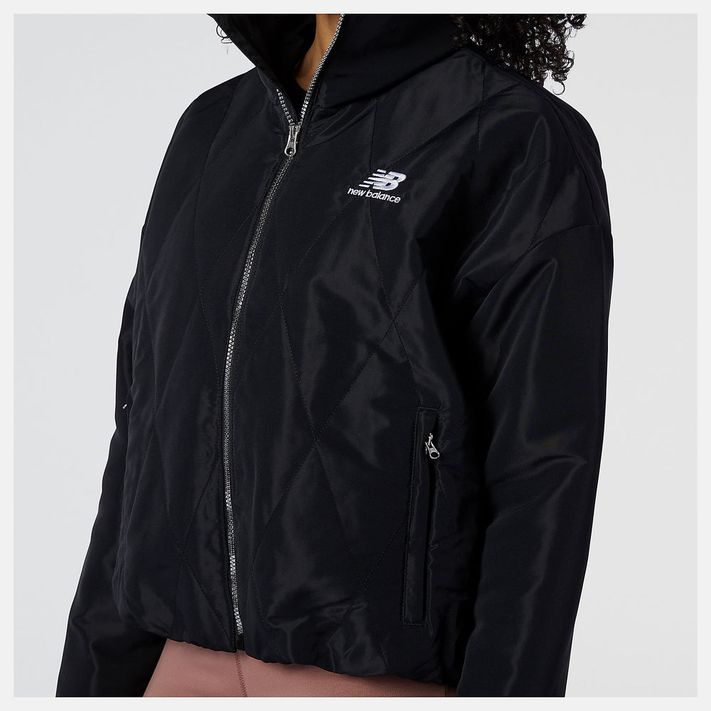 NB Athletics Argyle Quilted Jacket-Women | New Balance