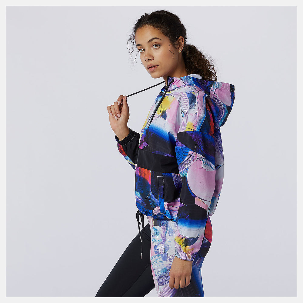 NB Athletics Printed Anorak Jacket-Women | New Balance