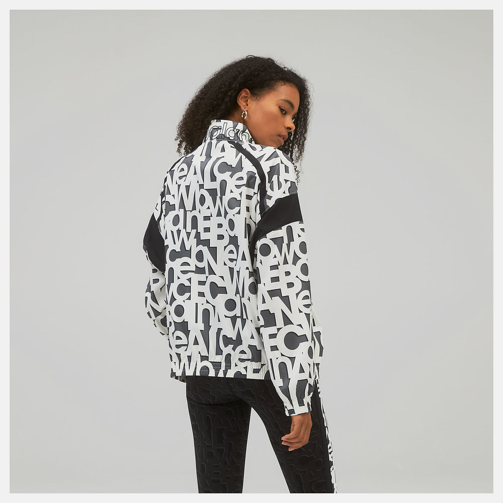 Relentless Printed Woven Jacket-Women | New Balance