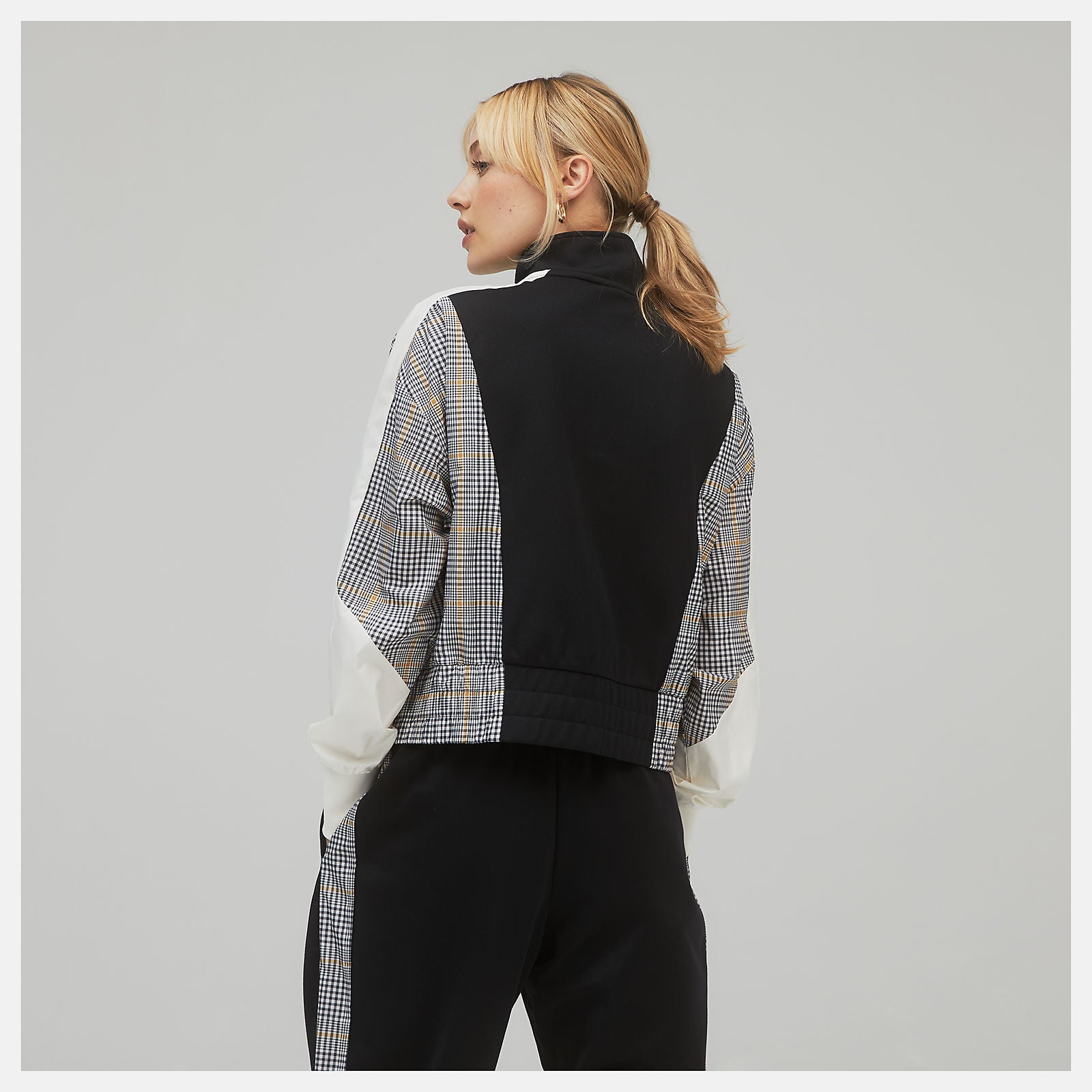 NB Athletics Higher Learning Stripe Track Jacket-Women | New Balance