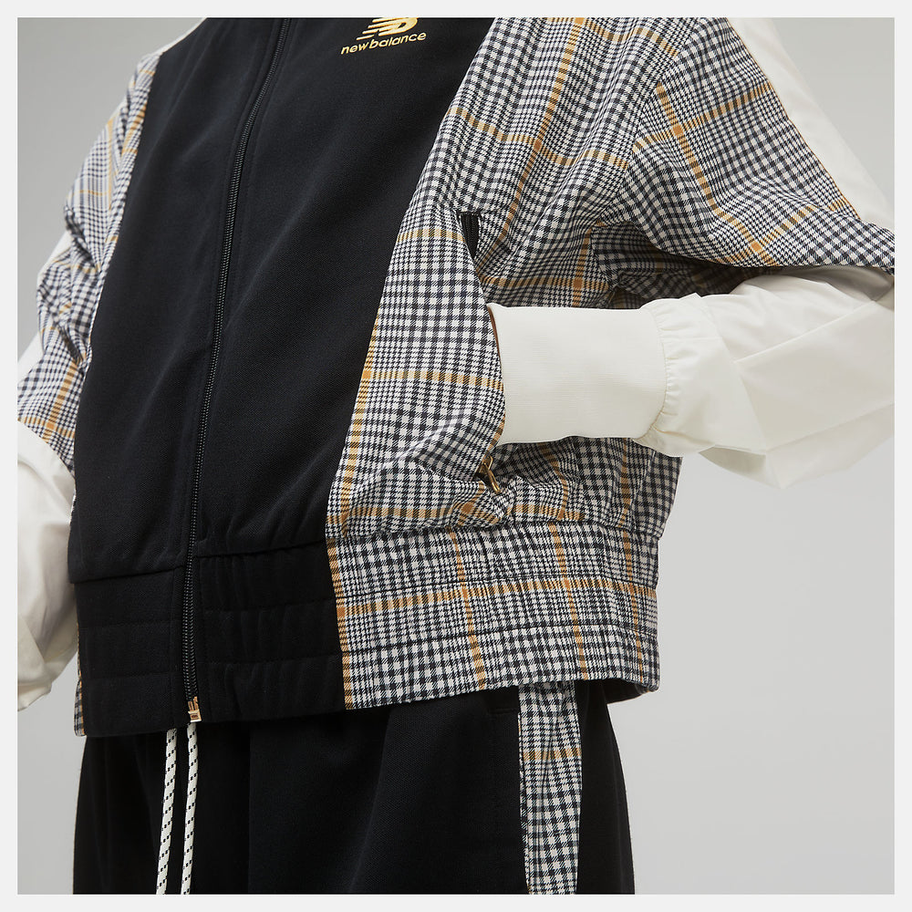 NB Athletics Higher Learning Stripe Track Jacket-Women | New Balance