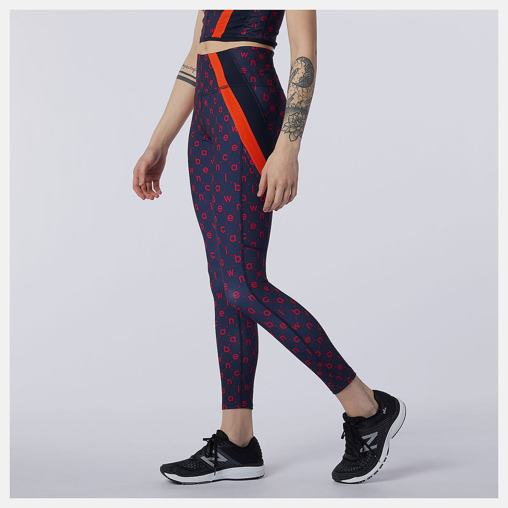 Transform 7/8 NBSleek Printed Tight-Women | New Balance