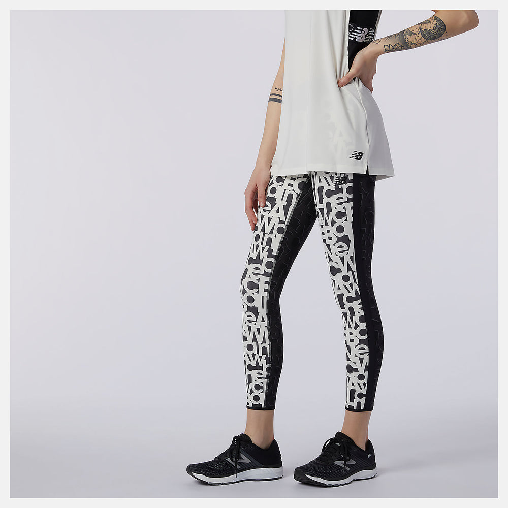 Relentless Printed High Rise 7/8 Tight-Women | New Balance