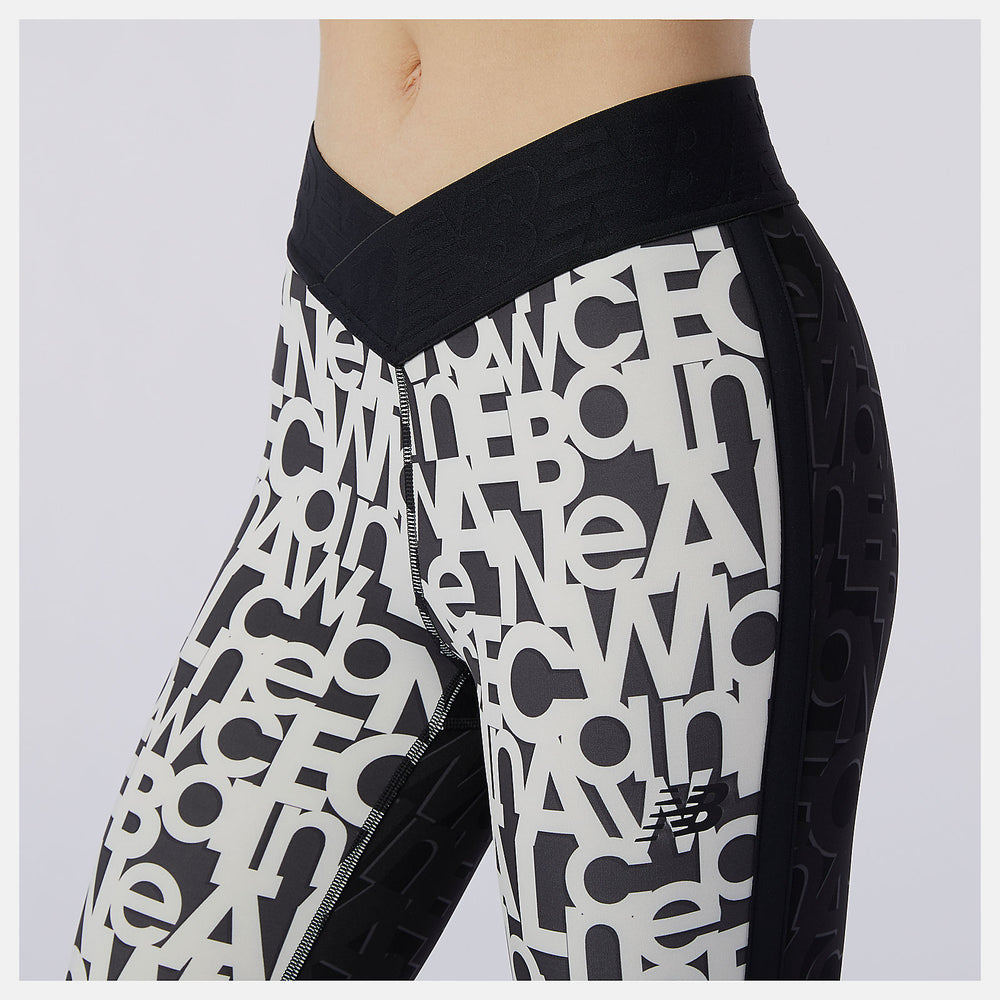 Relentless Printed High Rise 7/8 Tight-Women | New Balance