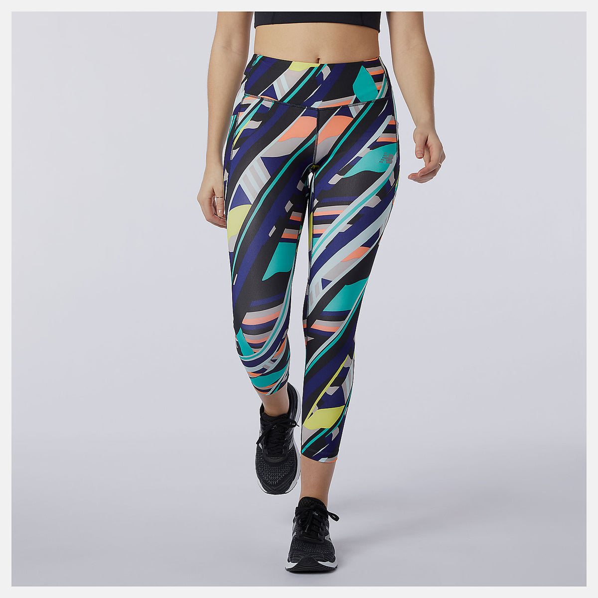 Printed Impact Run Crop-Women | New Balance