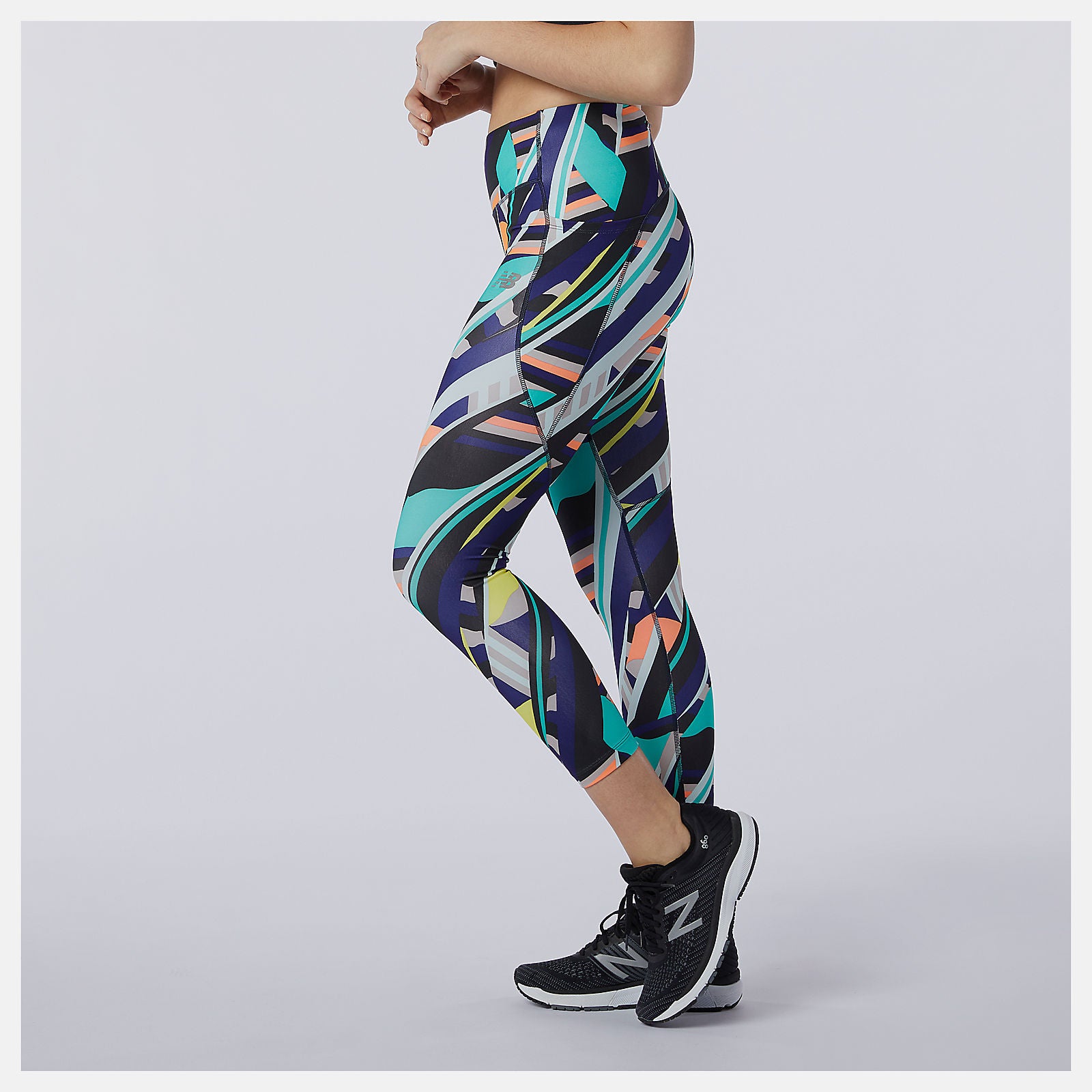 Printed Impact Run Crop-Women | New Balance