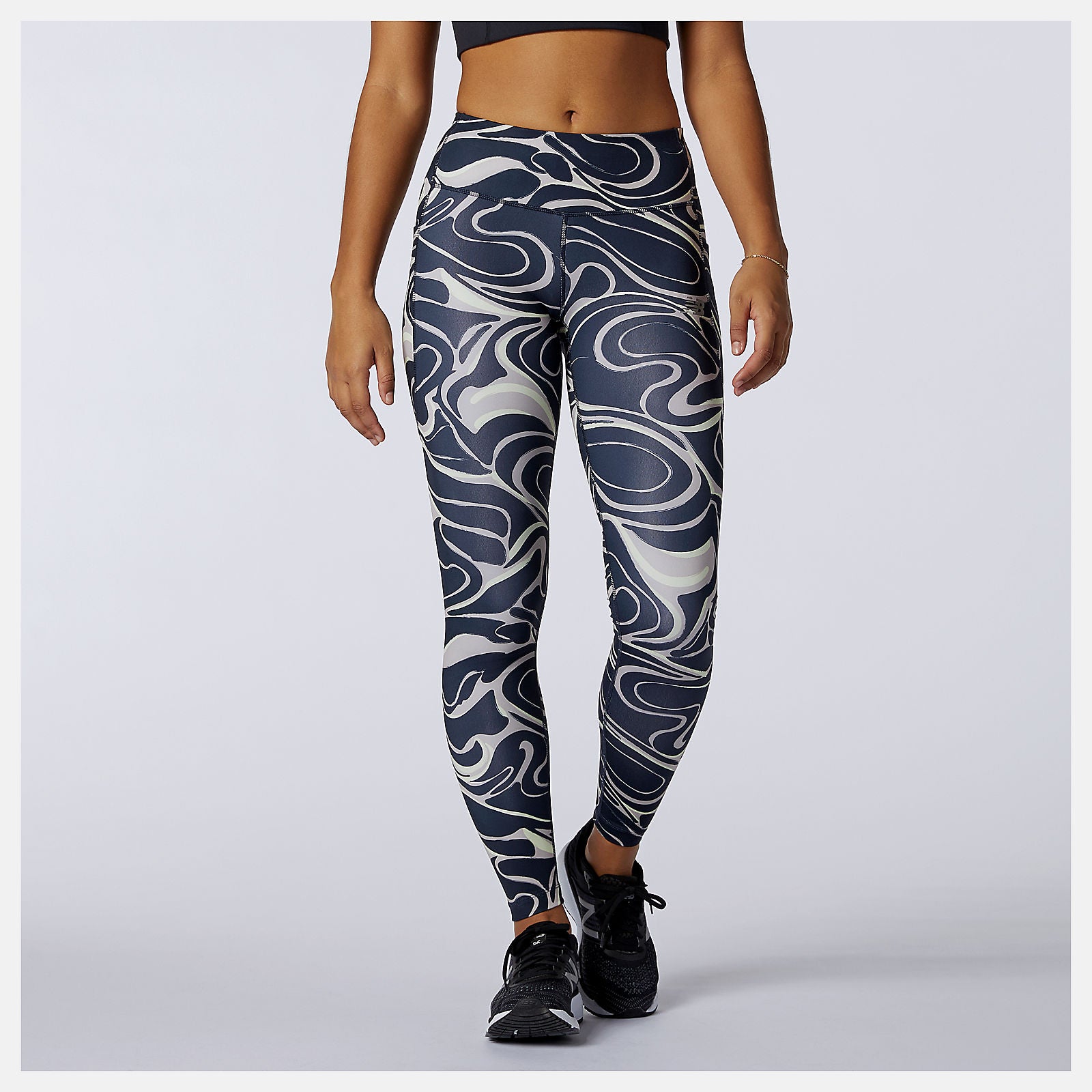 Printed Impact Run Tight-Women | New Balance