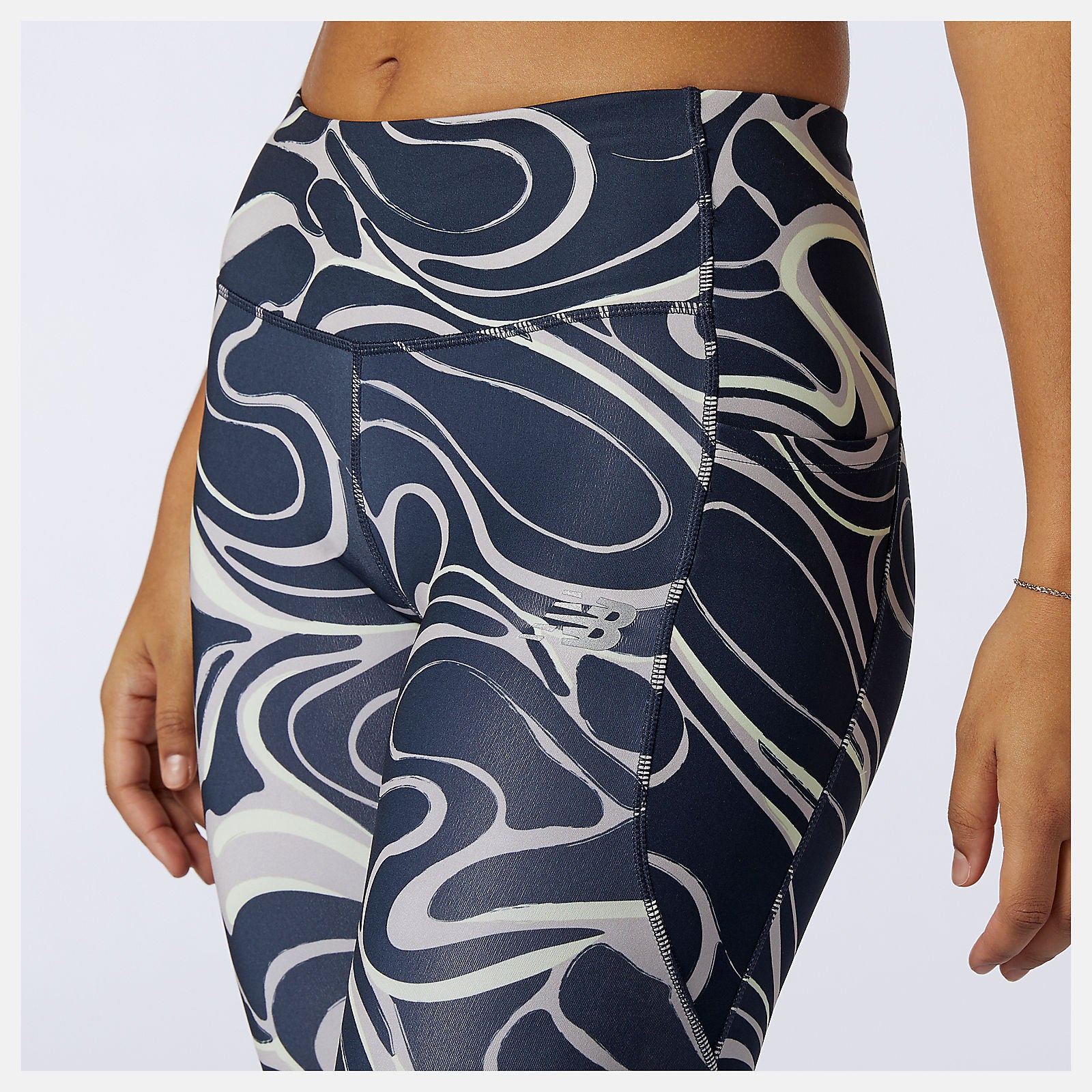 Printed Impact Run Tight-Women | New Balance