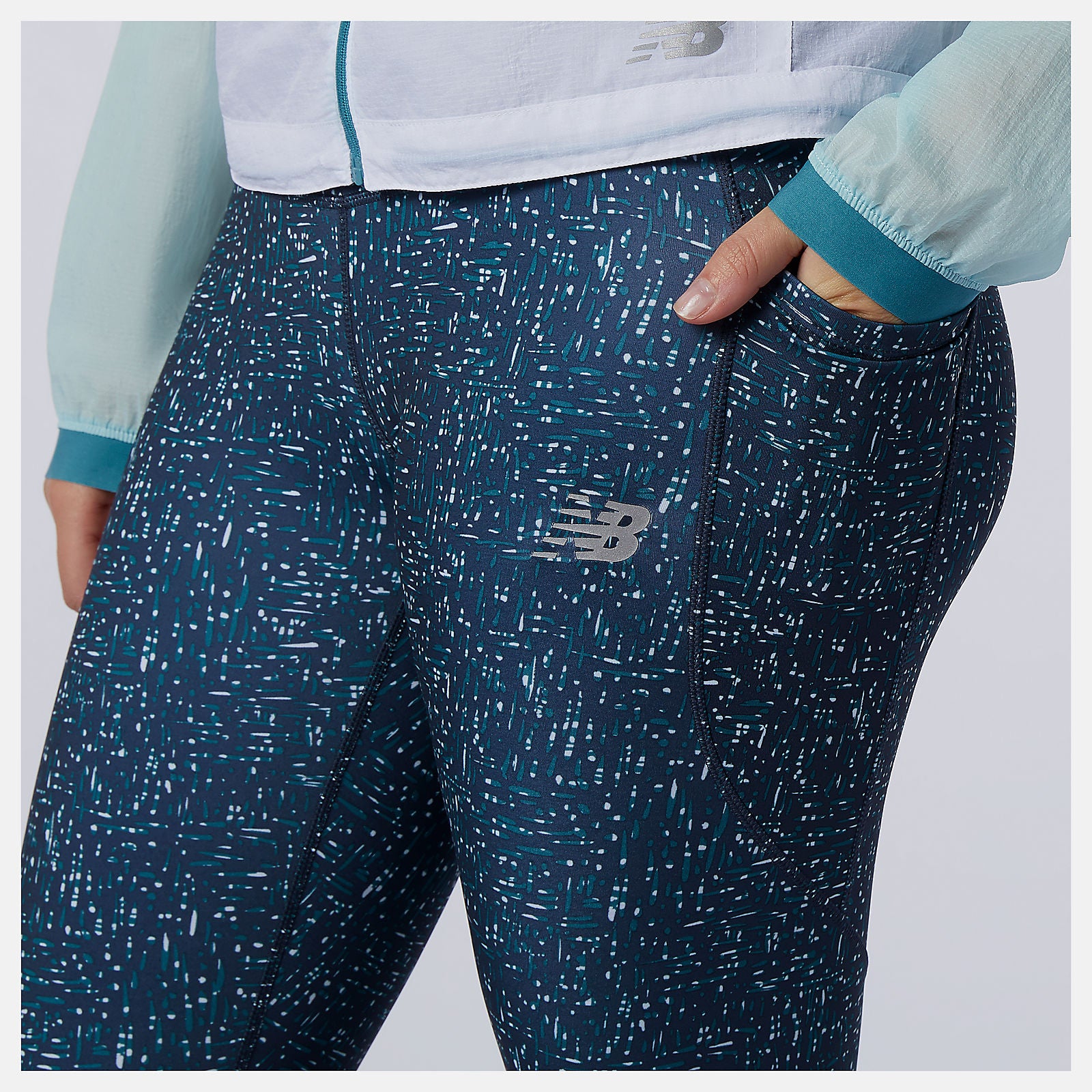 Printed Impact Run Tight-Women | New Balance