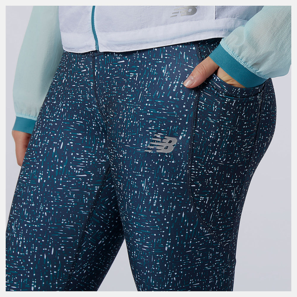 Printed Impact Run Tight-Women | New Balance