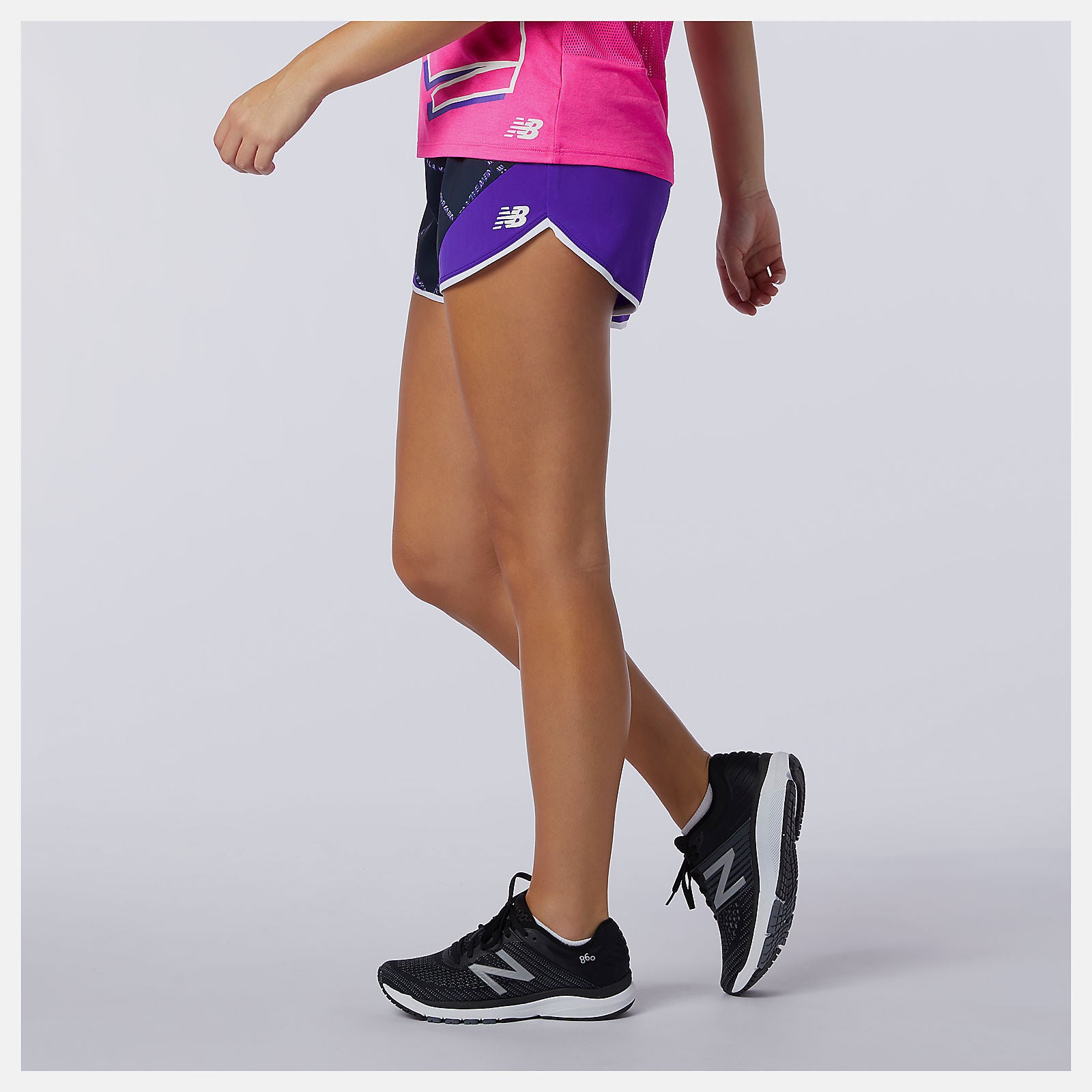 Printed Fast Flight Split Short-Women | New Balance