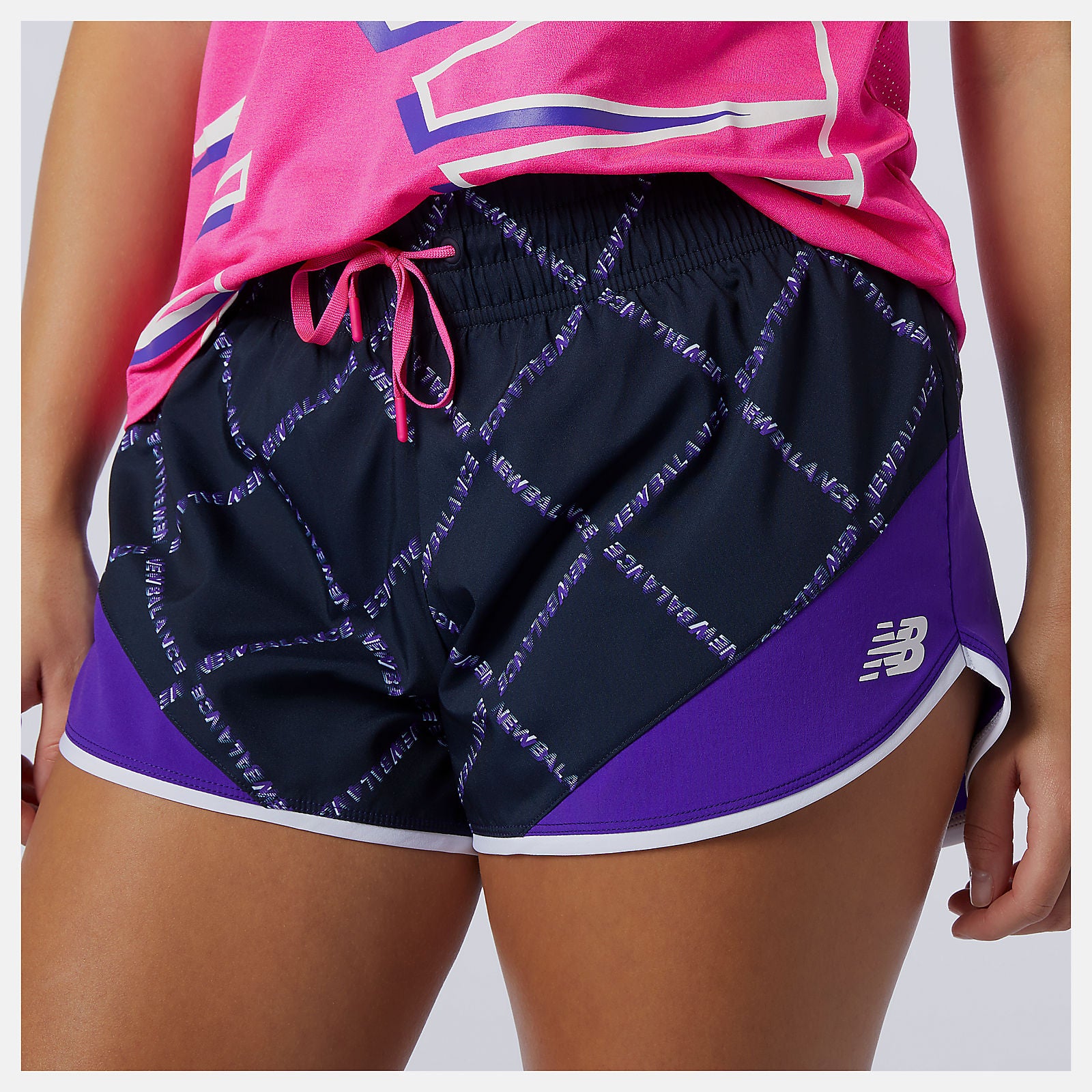 Printed Fast Flight Split Short-Women | New Balance