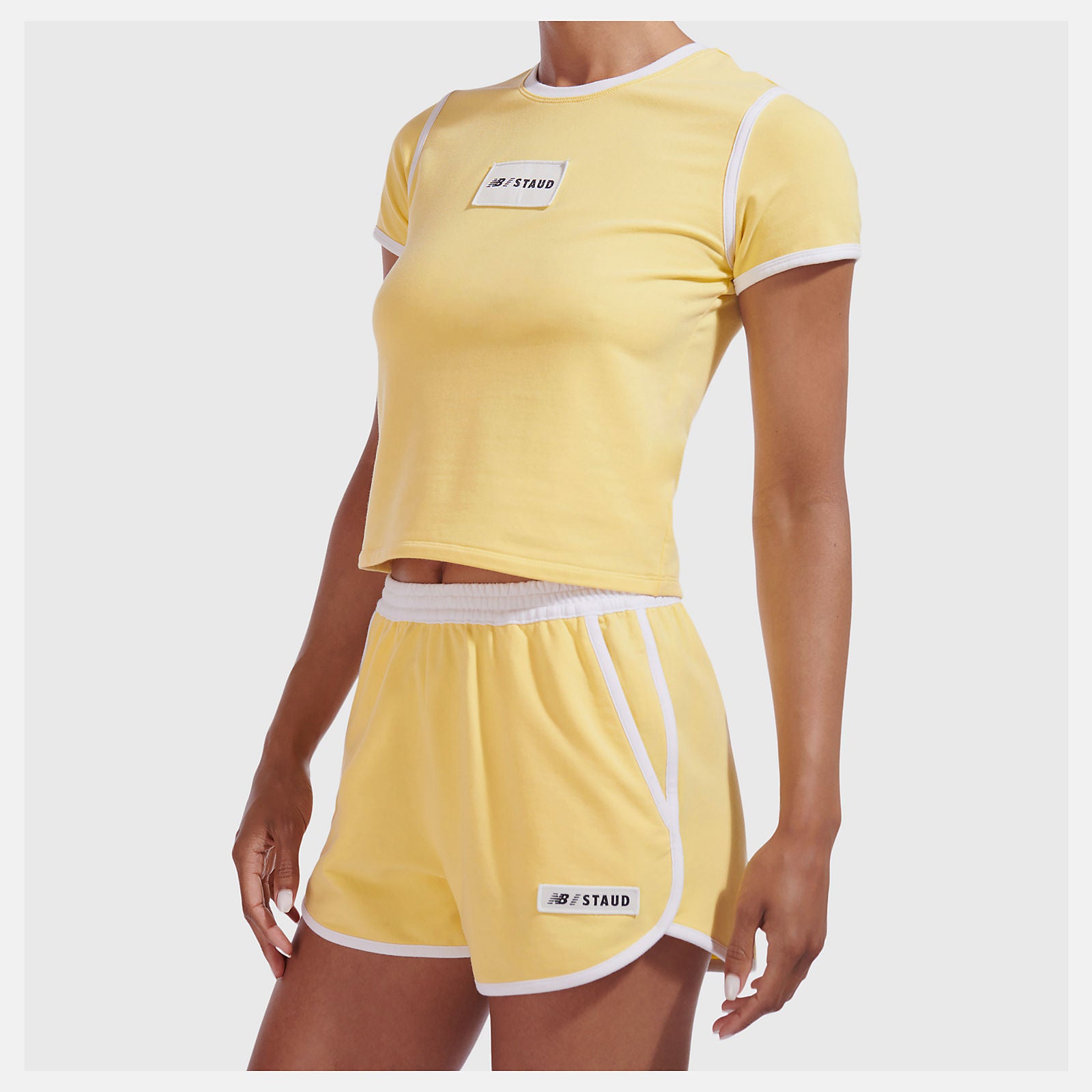 NB x Staud Terry Run Short-Women | New Balance