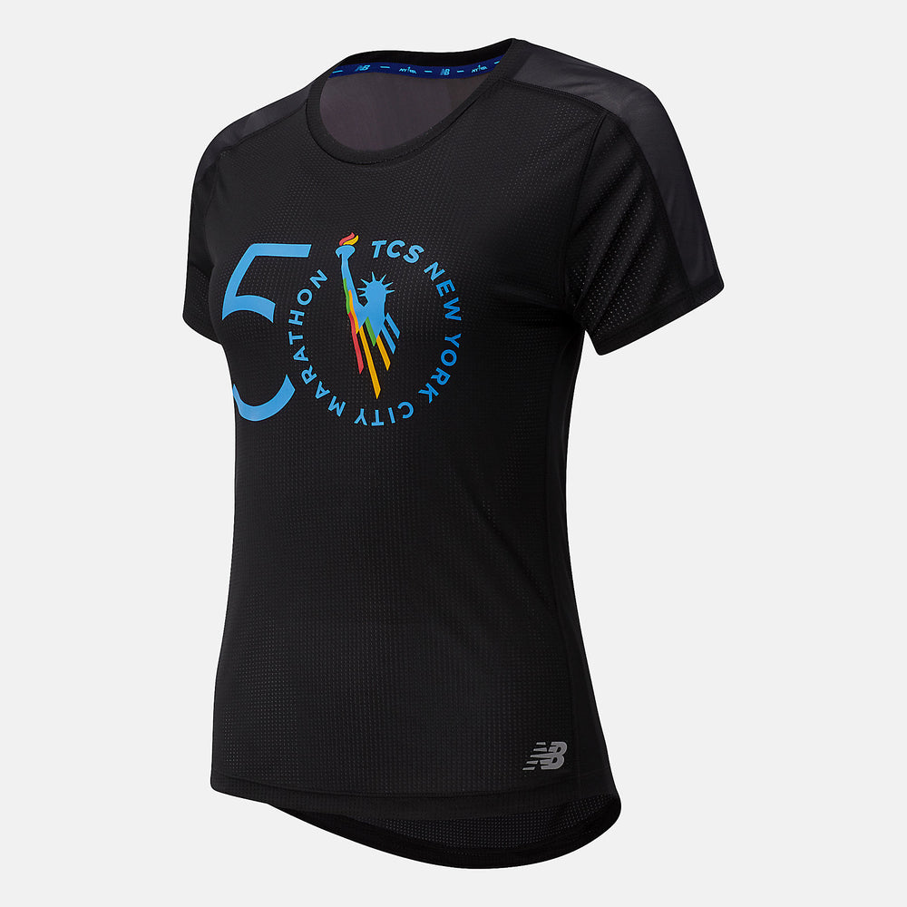 NYC Marathon Impact Run Short Sleeve-Women | New Balance