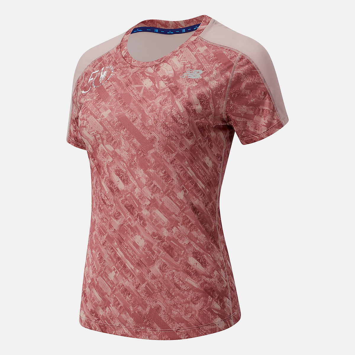 NYC Marathon Printed Impact Run Short Sleeve-Women | New Balance