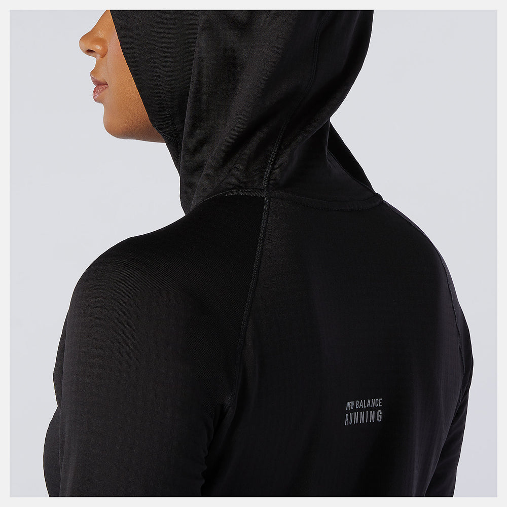 NB Heat Grid Hoodie-Women | New Balance