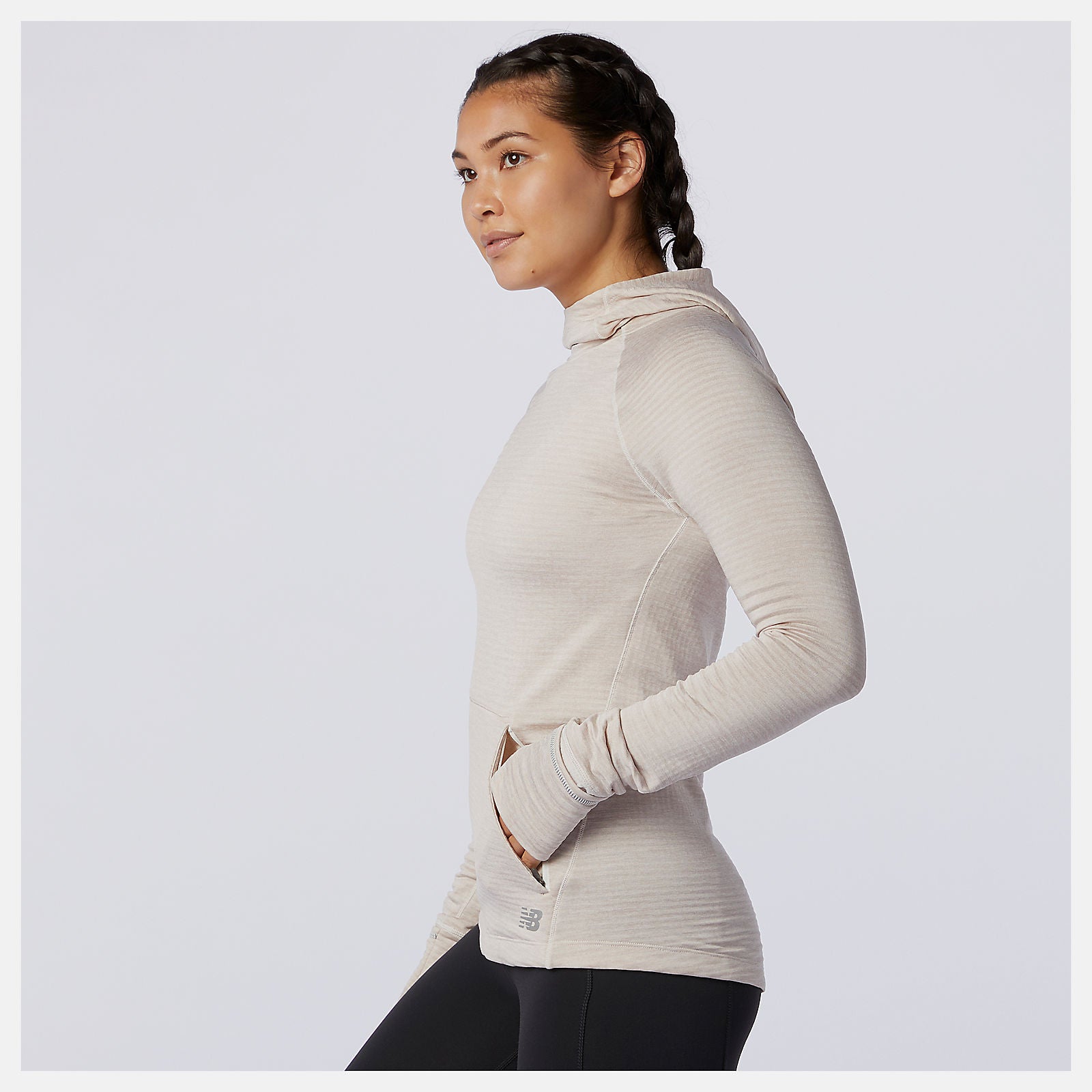 NB Heat Grid Hoodie-Women | New Balance